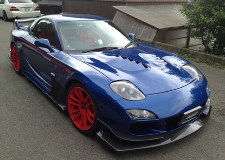 TCP MAGIC  FD3S  G-FACE エアロボンネット（FRP）