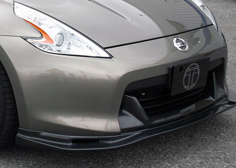 TOP SECRET Z34前期 フロントリップスポイラー(ハーフカーボン TOP SECRET Z34前期 フロントリップスポイラー(ハーフカーボン