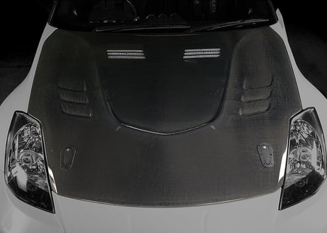 TOP SECRET  Z33 G-FORCE エアロボンネット TYPE 2（HR対応）FRP
