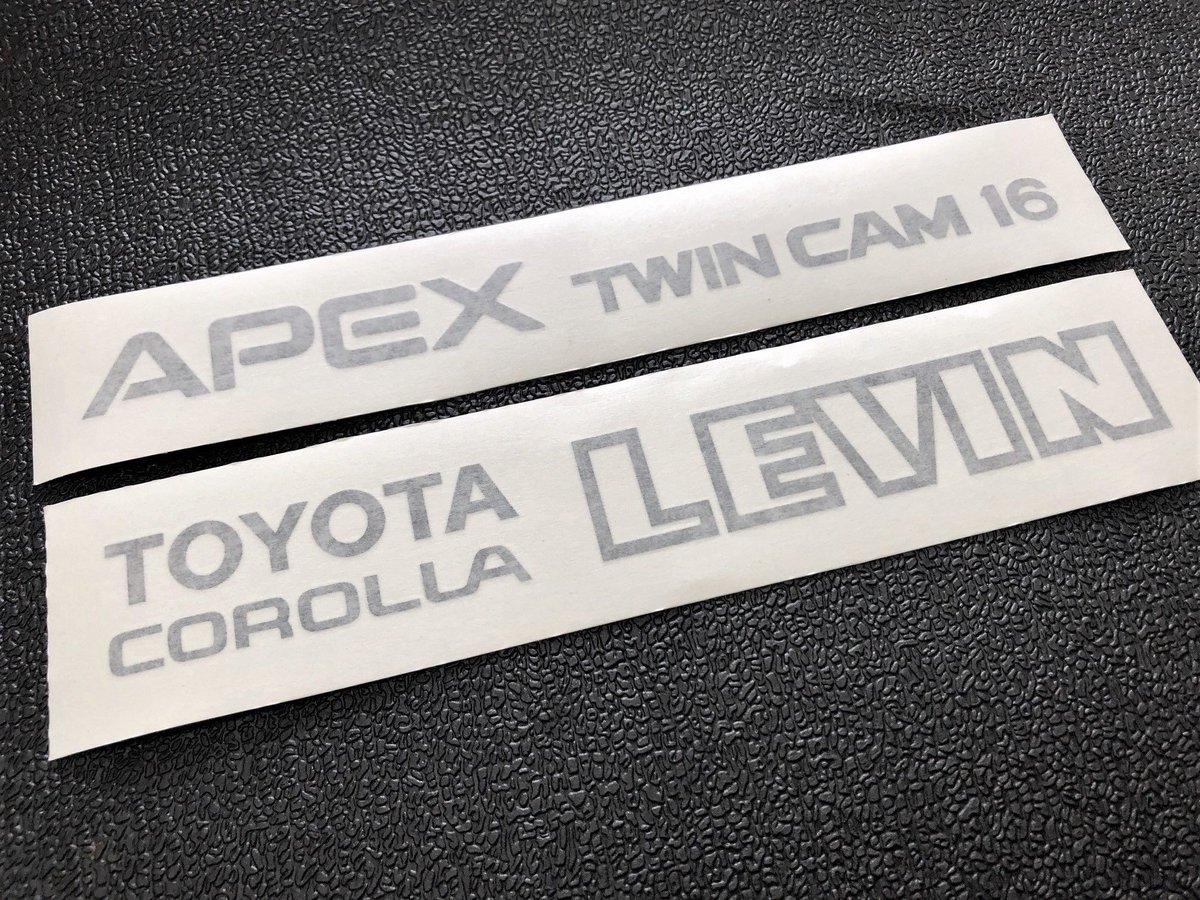 1/10 AE86向け ステッカーセット スペアボディ】 AE86 トヨタ スプリンタートレノ 1/10用 タミヤ