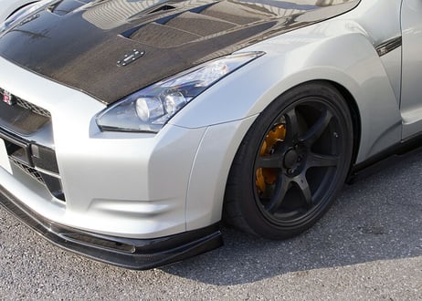 TOP SECRET  R35  フロントワイドフェンダー TYPE1（ハーフカーボン）