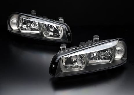 WISESQUARE R34スカイラインヘッドライトユニット（左右セット） | Az