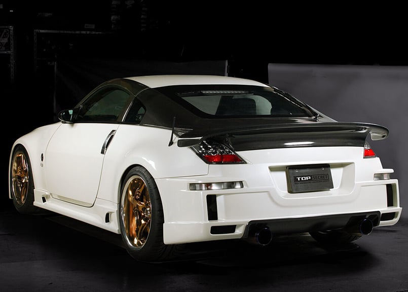 TOP SECRET Z33 G-FORCE リヤスポイラー TYPE 2（カーボン） |