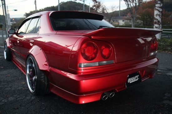 SHAFT AutoService R34スカイライン セダン用トランクスポイラー | Az-