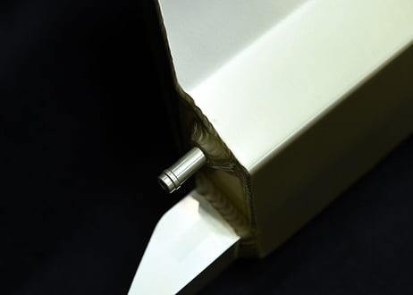 TOP SECRET  R35  アルミ製リザーブタンク（SPLゴールド）