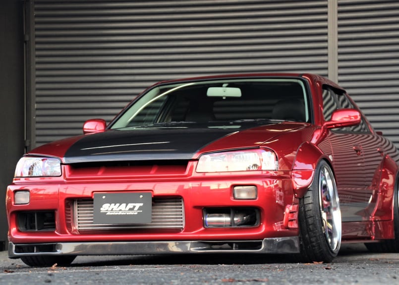 SHAFT AutoService R34スカイラインセダン用 リアワイドボディ SHAFT AutoService R34スカイラインセダン用 リアワイドボディ
