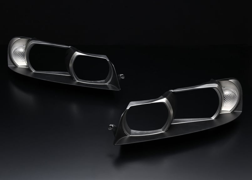 WISESQUARE リペアレンズキット for R34スカイライン & レンズ交換
