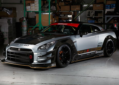 TOP SECRET  R35  フルバンパーキット Ver.2（ハーフカーボン）