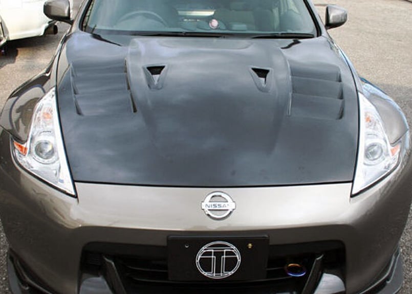 TOP SECRET Z34 エアロボンネット (FRP) | Az-style