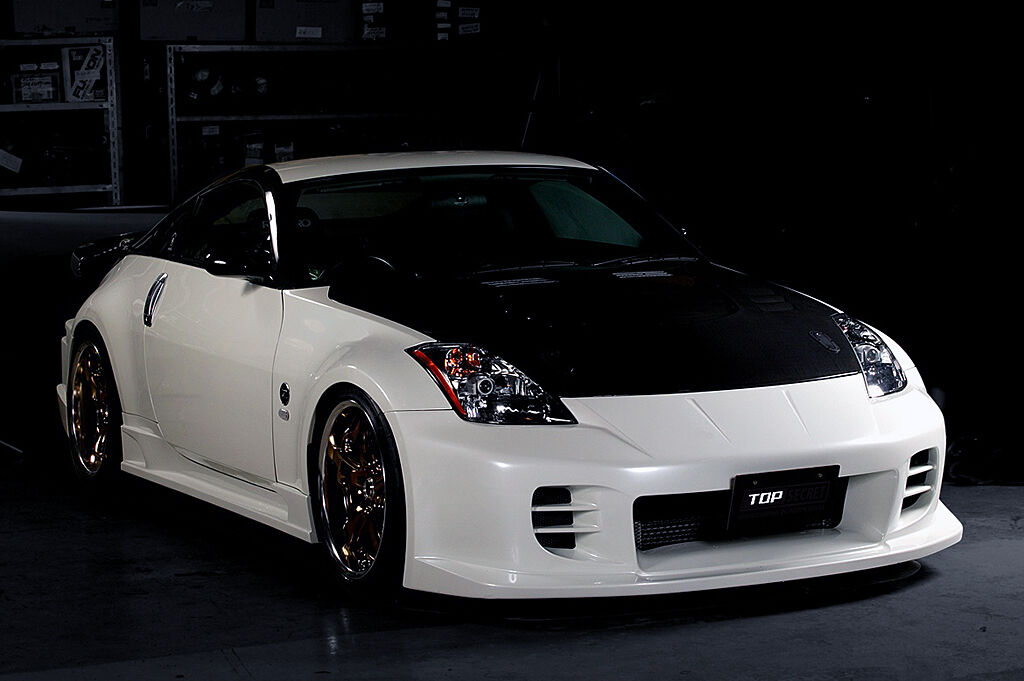 TOP SECRET Z33 G-FORCE フロントバンパー TYPE 2(ロングノーズ TOP SECRET Z33 G-FORCE フロントバンパー TYPE 2(ロングノーズ