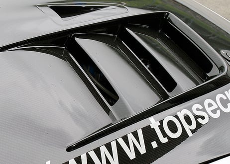 TOP SECRET  R35  ボンネットダクトフィン