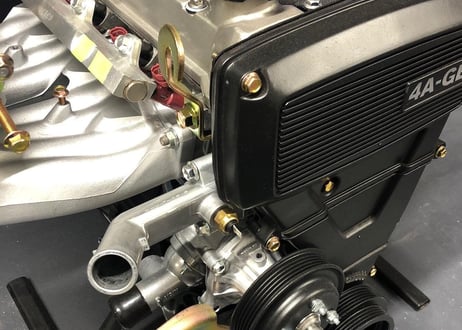 Flo's 4A-G ウォーターアウトレットパイプ（AE86ヘッド用）