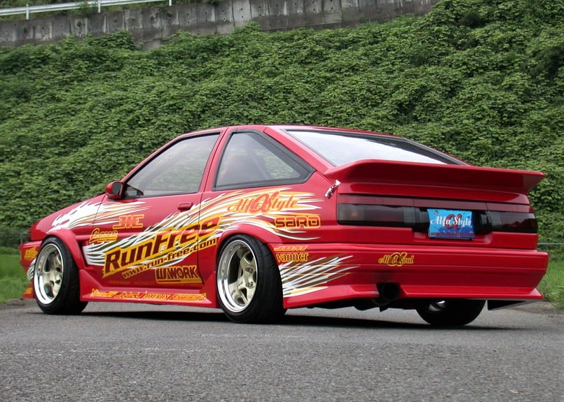 Run Free AE86トレノ Type-Ⅱエアロ3点キット | Az-style