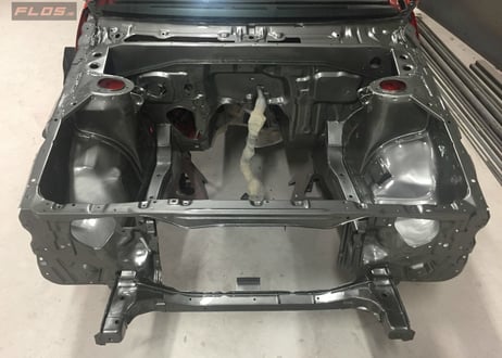 Flo's AE86  フロントシャシー強化プレート