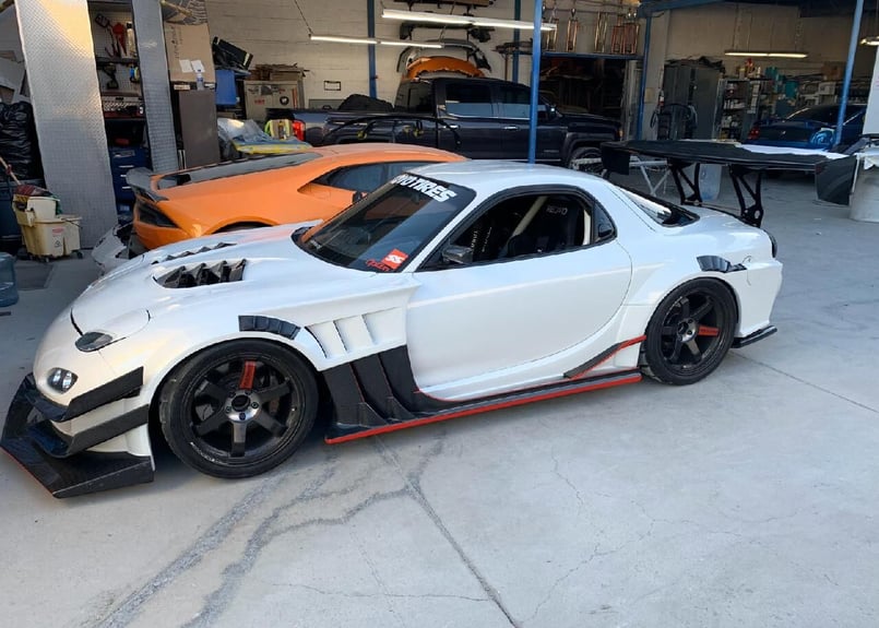 TCP MAGIC FD3S G-FACE フロントフェンダーダクト タイプTT（FR