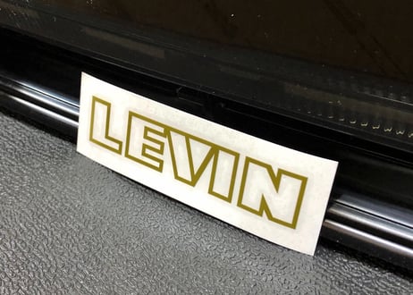 Flo's  AE86 カローラレビン後期型GTV  フロントグリル（フォグ穴無）  LEVINステッカー付き