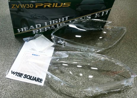 WISESQUARE リペアレンズキット for ZVW30プリウス前期型（ハロゲンライトのみ）