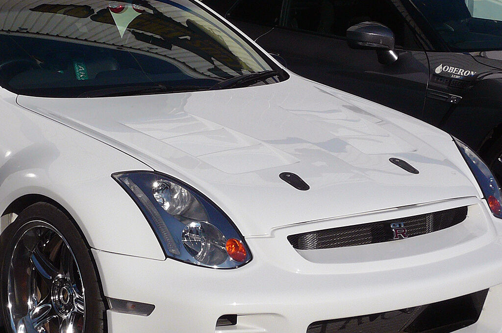 スカイライン VQ35 ボンネット TOP SECRET V35 G-FORCE ボンネット （カーボン） | Az-style