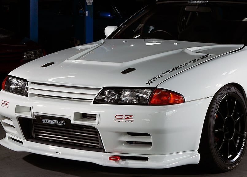 TOP SECRET BNR32 G-FORCE エアロボンネット（FRP） | Az-s 