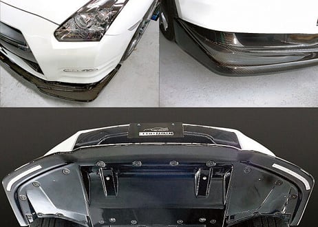 TOP SECRET  R35  MY11後期用  フロントアンダーディフューザー