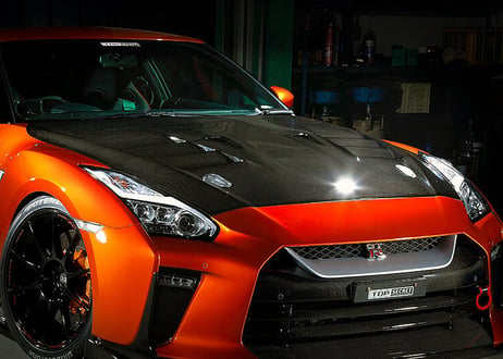 TOP SECRET  R35  M17 エアロボンネット（カーボン）