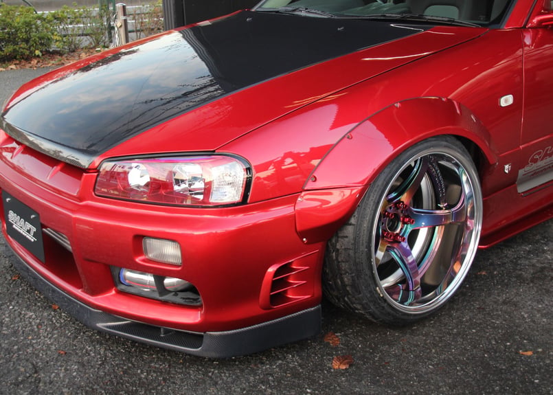 R34 スカイライン エアロパーツ オーバーフェンダー引き取り限定