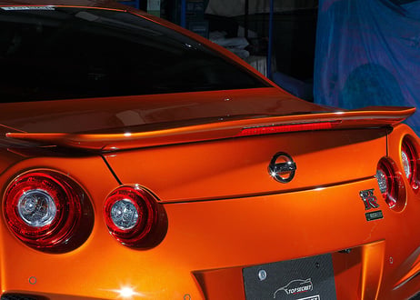 TOP SECRET  R35  リアスポイラーフラットタイプ（カーボン）