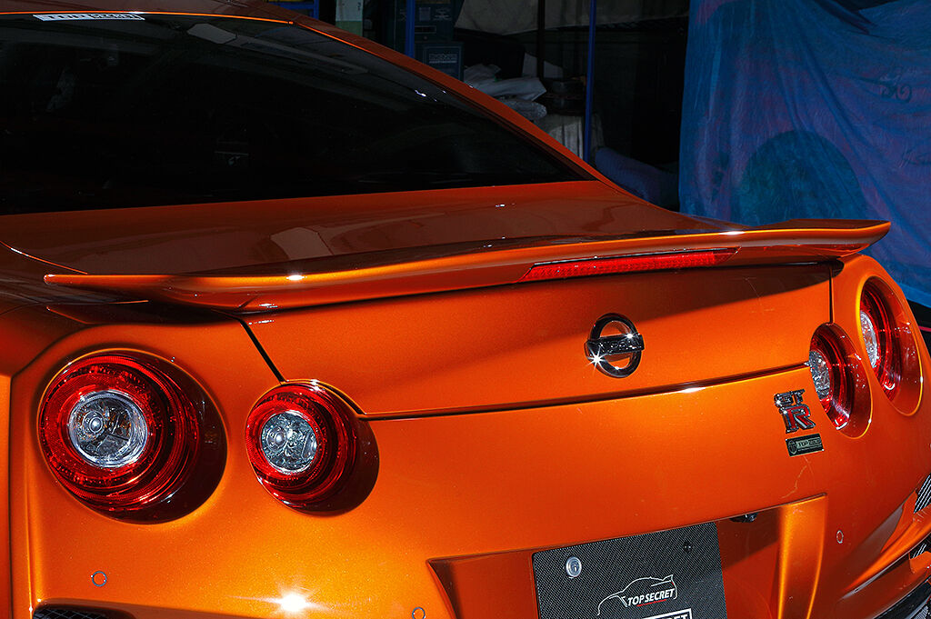 TOP SECRET R35 リアスポイラーフラットタイプ（カーボン） | Az-style