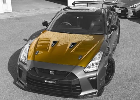 TOP SECRET  R35  M17 エアロボンネット（FRP）