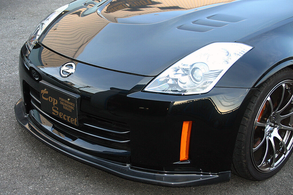 TOP SECRET Z33 G-FORCE フロントリップスポイラー（HR用）FRP |