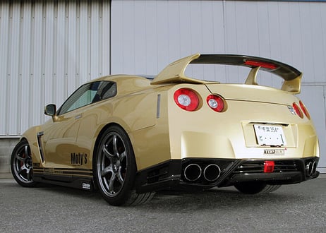 TOP SECRET  R35  可変式リヤウイング（カーボン＋FRP）
