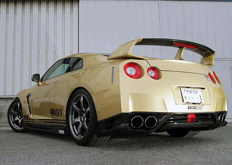 TOP SECRET R35 可変式リヤウイング（FRP） | Az-style