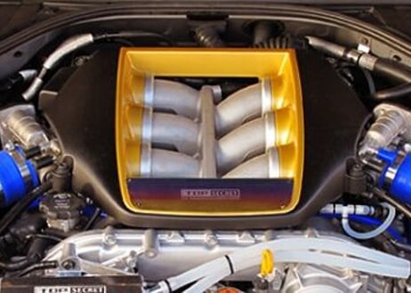 TOP SECRET  R35  エンジンカバー・チタンプレート