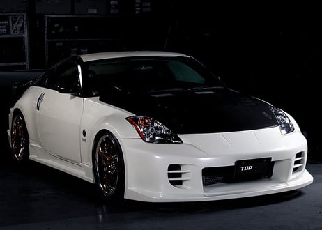 TOP SECRET  Z33 G-FORCE エアロボンネット TYPE 2（HR対応）FRP