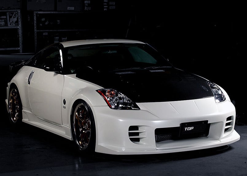 TOP SECRET Z33 G-FORCE エアロボンネット TYPE 2（HR対応）FR