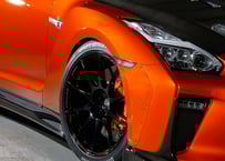 TOP SECRET R35 ウェットカーボンダッシュパネル | Az-style