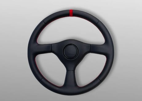 TOP SECRET  BNR32  350φ ステアリングホイール（ホーンボタン付）