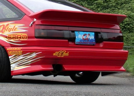 Run Free AE86  3ドア用 FRPリアゲート
