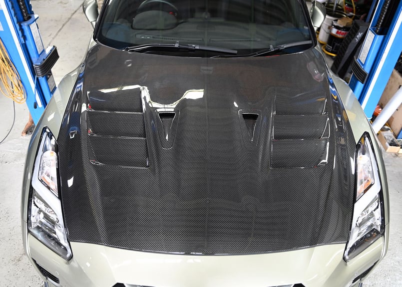 TOP SECRET R35 ドライカーボン M17 エアロボンネット | Az-style