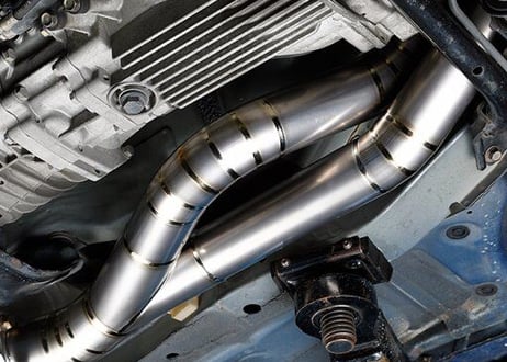 【R32スカイライン用】 R34用フロントパイプ取付アダプター（ワンオフ品） R32スカイライン用】 R34用フロントパイプ取付アダプター
