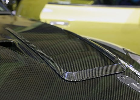 TOP SECRET  R35  ボンネットダクトフィン