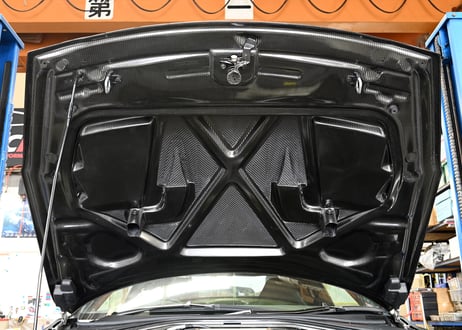 TOP SECRET  R35  ドライカーボン  M17 エアロボンネット