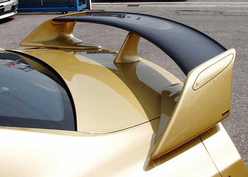 TOP SECRET R35 可変式リヤウイング（カーボン＋FRP） | Az-style