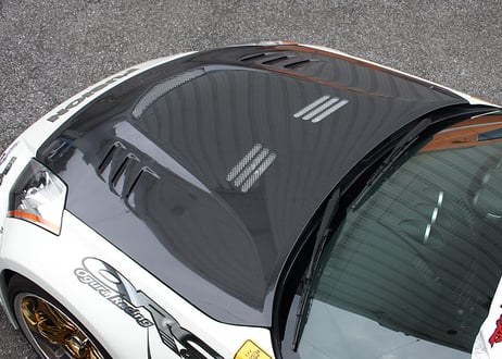 TOP SECRET  Z33 G-FORCE エアロボンネット TYPE 2（HR対応）FRP