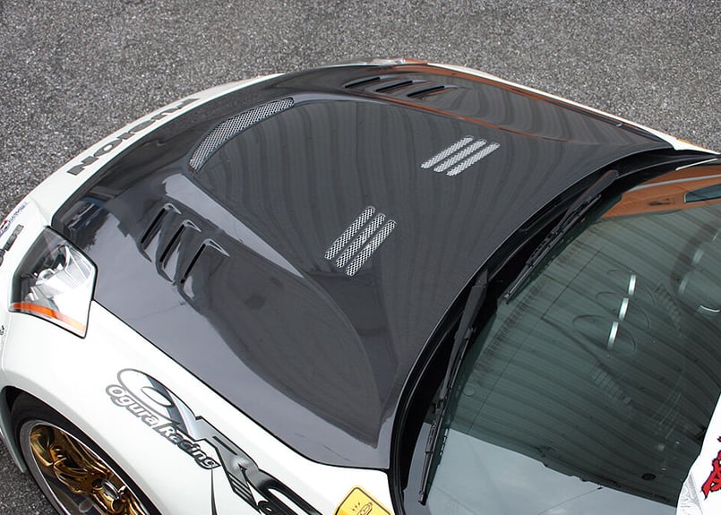 TOP SECRET Z33 G-FORCE エアロボンネット TYPE 2（HR対応）カー