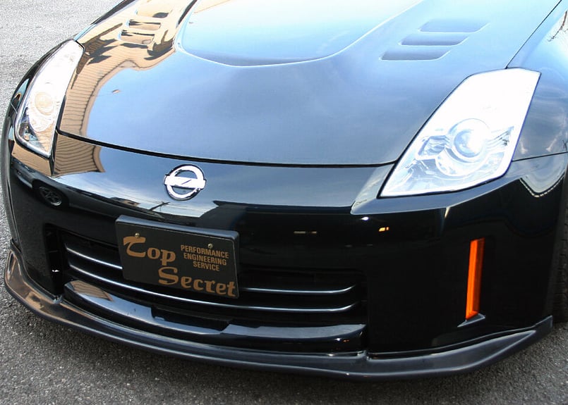 TOP SECRET Z33 G-FORCE フロントリップスポイラー（HR用）FRP |