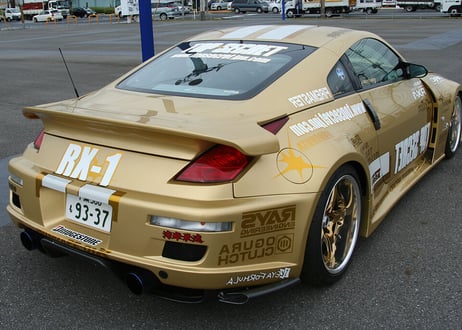 TOP SECRET  Z33 G-FORCE リヤゲート（カーボン）