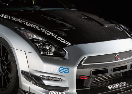 TOP SECRET  R35  ボンネットダクトフィン