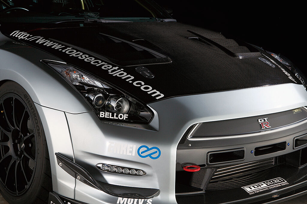 TOP SECRET R35 ボンネットダクトフィン | Az-style