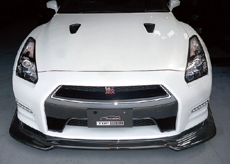 パーツ R35 GT-R  original_confidence TOP SECRET R35 MY11後期用 フロントアンダーディフューザー